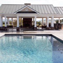 Outdoor Kitchen Pavilion & Entertainment Area